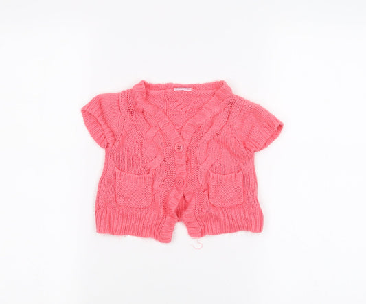 Cherokee Baby Pink   Jacket Coatigan Size 12-18 Months