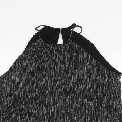 H&M Womens Black   Basic T-Shirt Size 14
