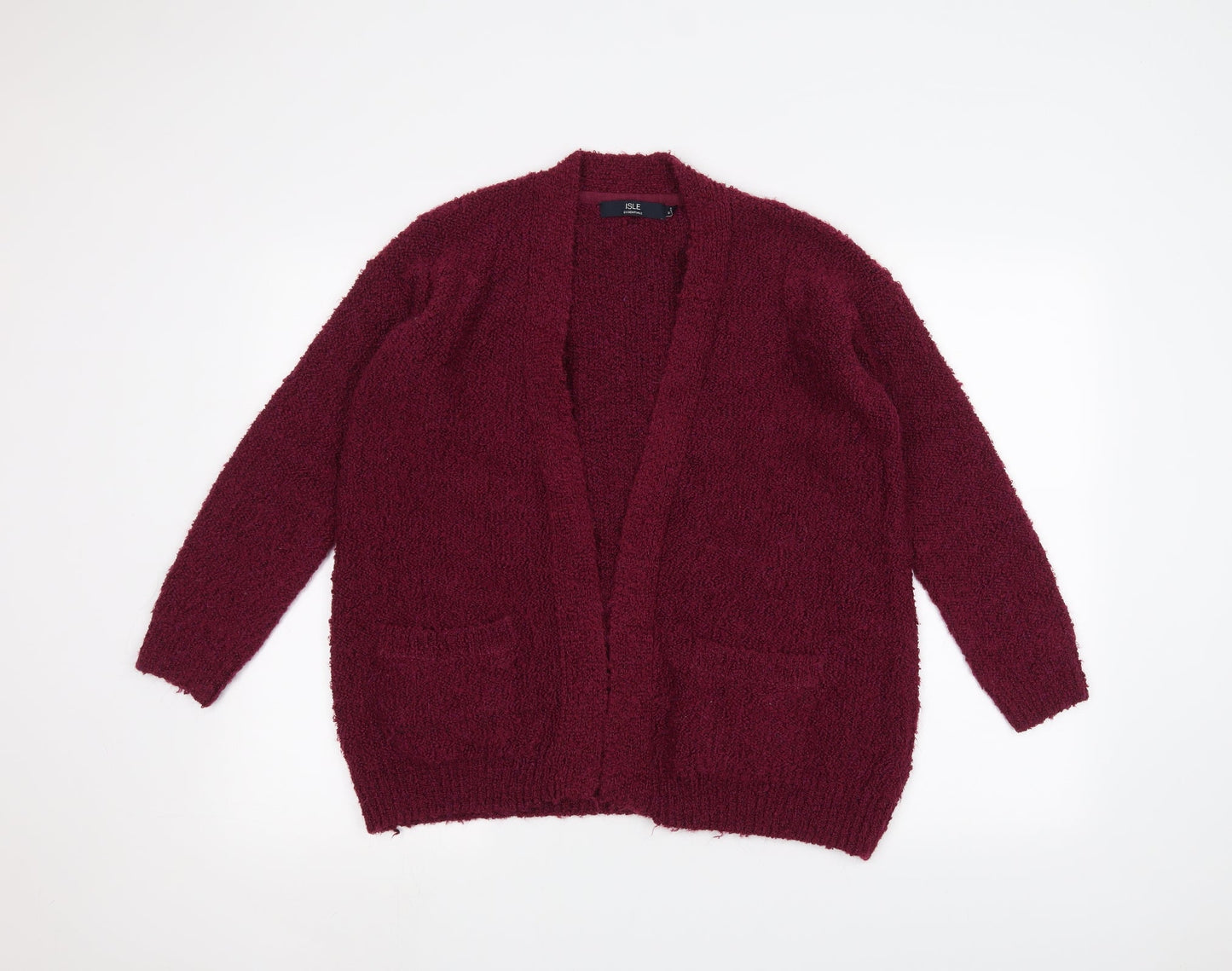 ISLE Womens Purple   Jacket Coatigan Size S