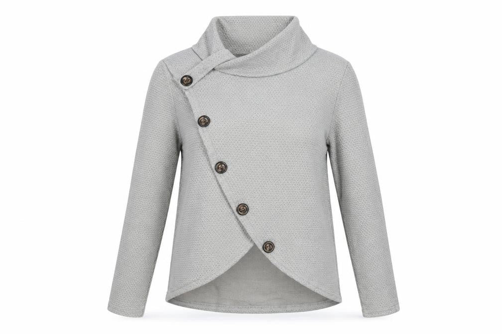 Preworn Womens Grey   Jacket Coatigan Size L
