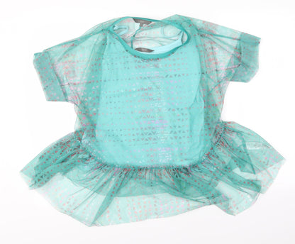 Next Womens Green Argyle/Diamond   Blouse Size 14