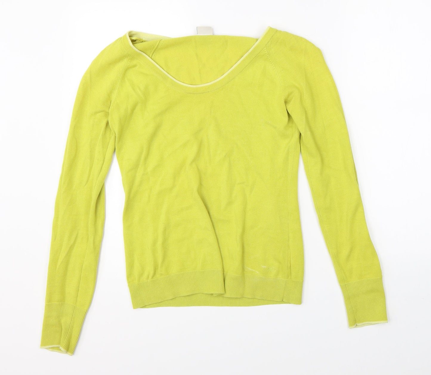 Espirit Womens Yellow   Pullover Jumper Size S