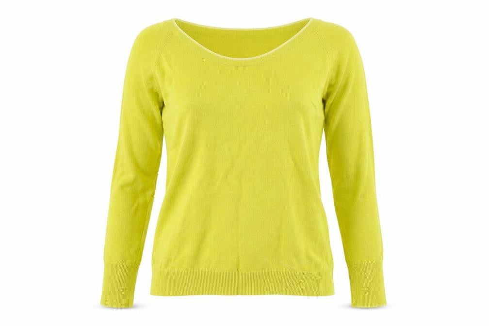 Espirit Womens Yellow   Pullover Jumper Size S