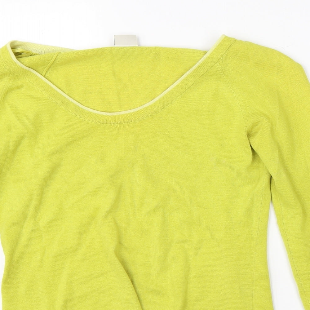 Espirit Womens Yellow   Pullover Jumper Size S
