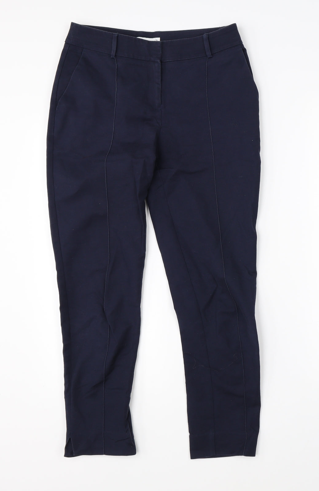 Warehouse Womens Blue   Chino Trousers Size 6 L24 in