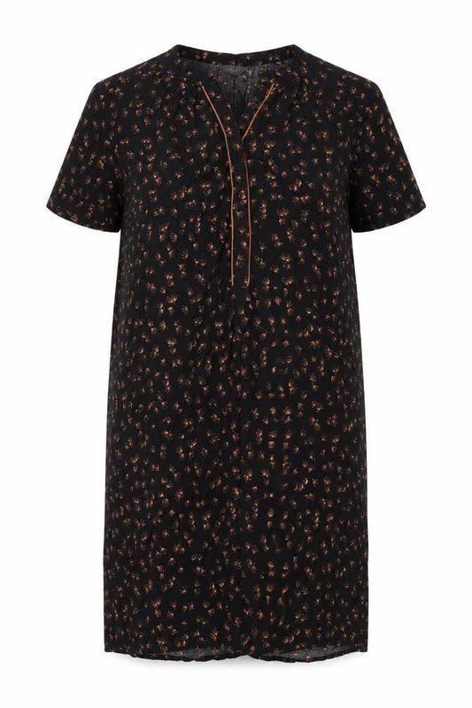 Debenhams Womens Black   T-Shirt Dress  Size 8