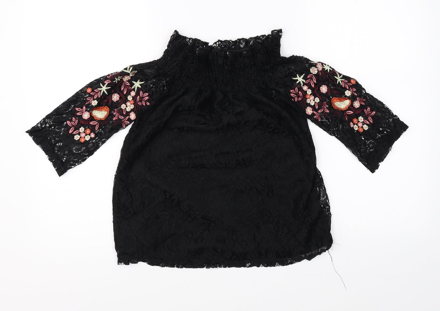 New Look Womens Black   Basic Blouse Size 8