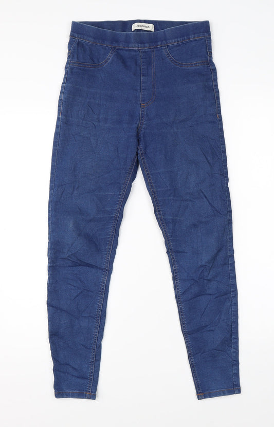 Marks & Spencer Womens Blue  Denim Jegging Jeans Size 8 L24 in