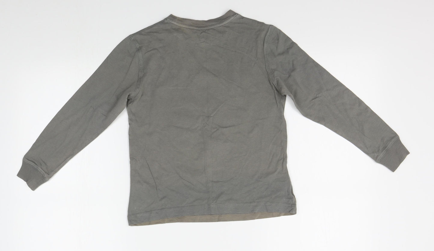 Joe Fresh Boys Grey   Basic T-Shirt Size 8 Years