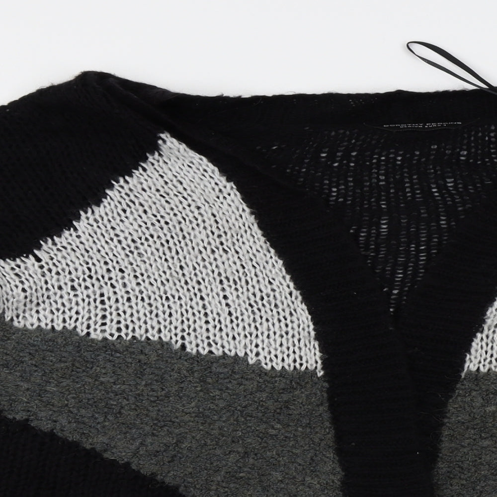 Dorothy Perkins Womens Black   Cardigan Jumper Size M