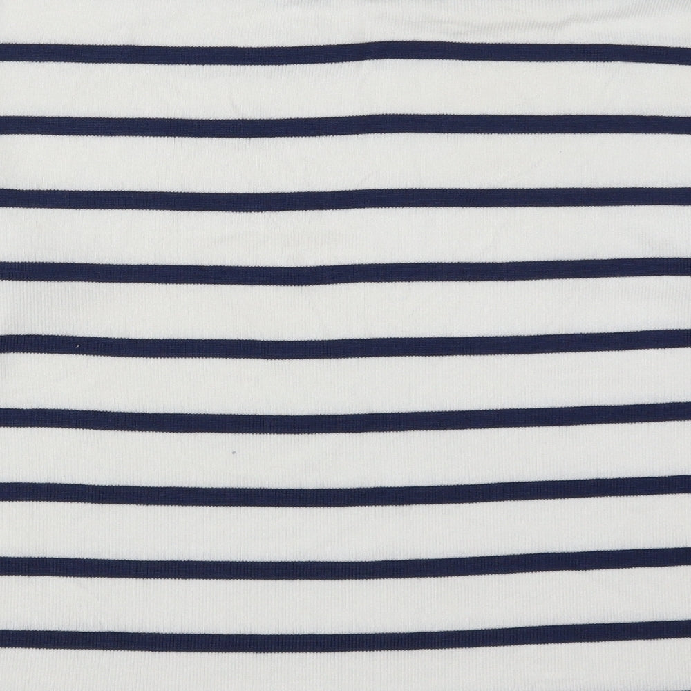 TU Womens Blue Striped  Pullover Jumper Size 14
