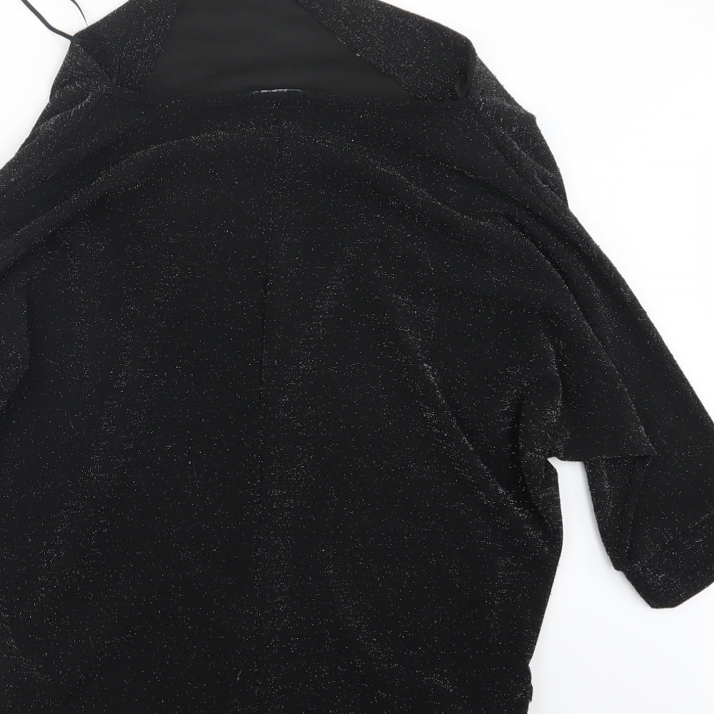 Quiz Womens Black   Basic T-Shirt Size 14