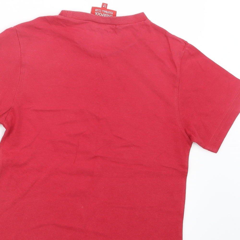 Liverpool FC Boys Red   Basic T-Shirt Size 7-8 Years  - Liverpool FC