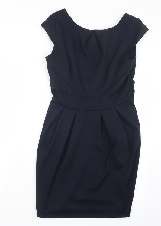 Dorothy Perkins Womens Blue   Shirt Dress  Size 12