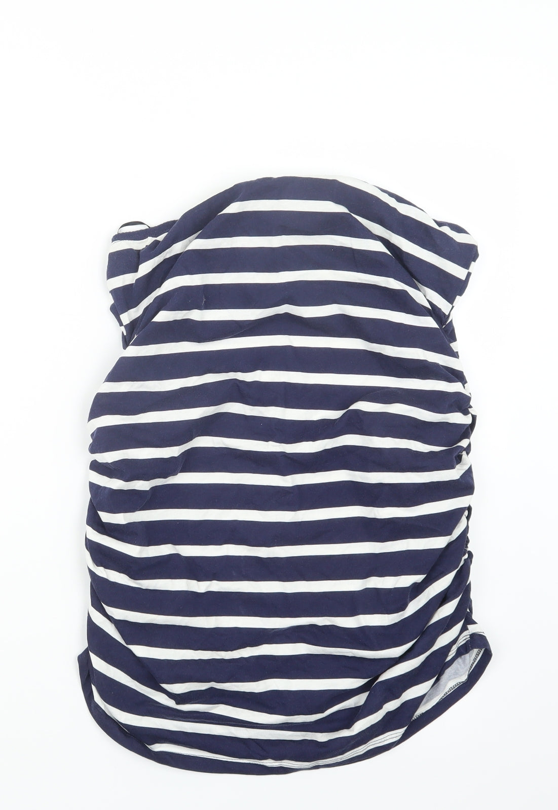 Dorothy Perkins Womens Blue Striped  Basic T-Shirt Size 14