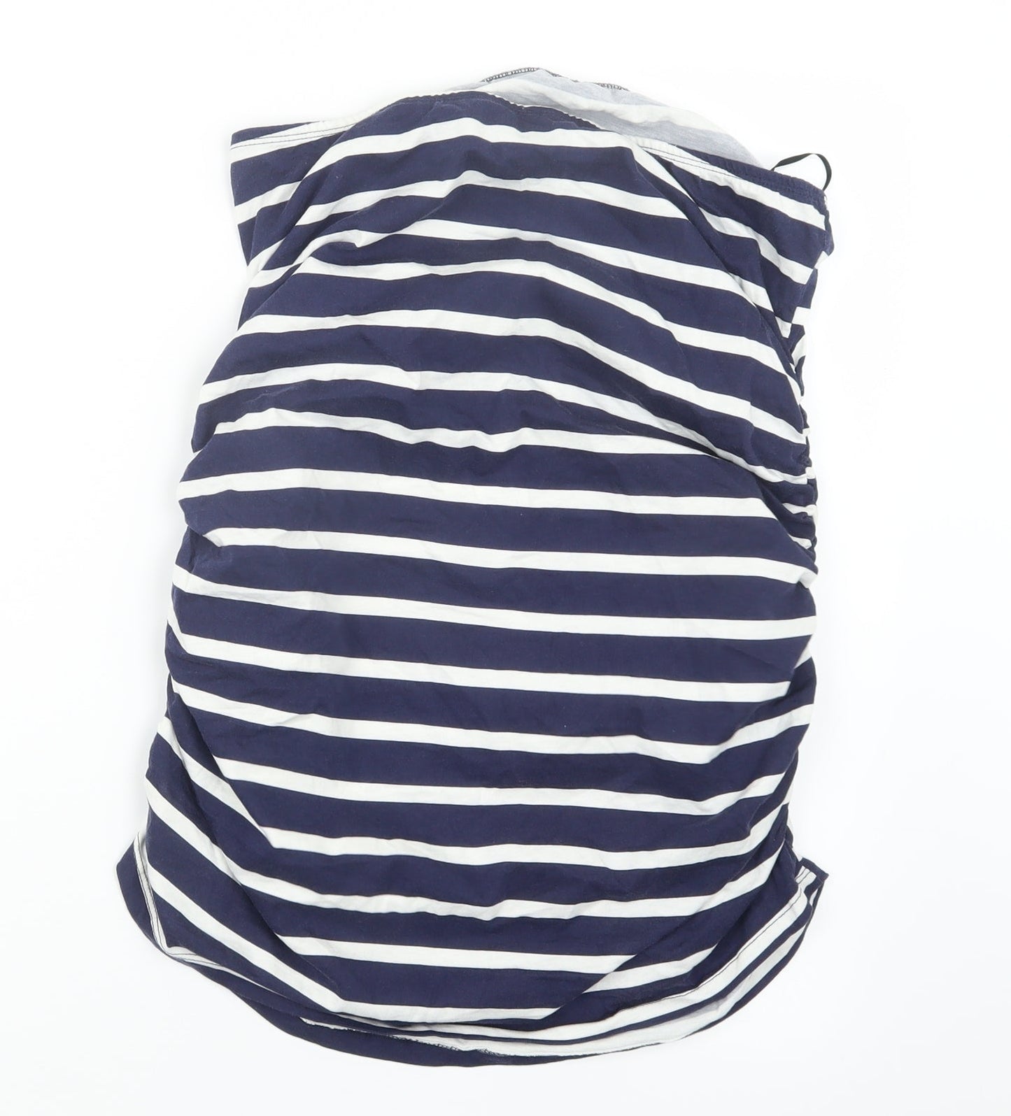Dorothy Perkins Womens Blue Striped  Basic T-Shirt Size 14