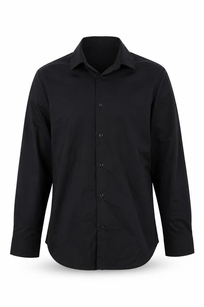 Primark Mens Black    Button-Up Size 17