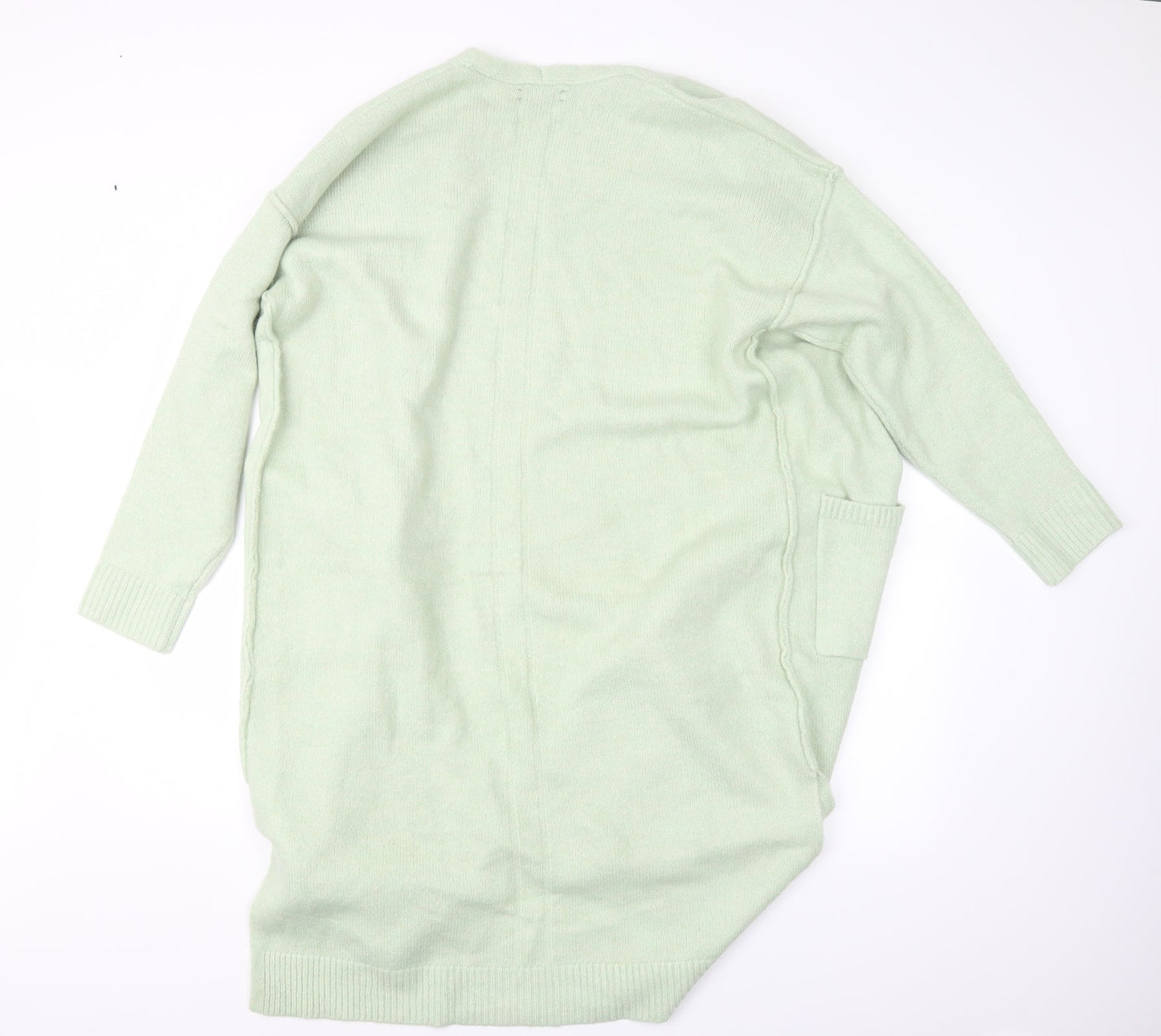 m lounge Womens Green  Knit Cardigan Jumper Size M
