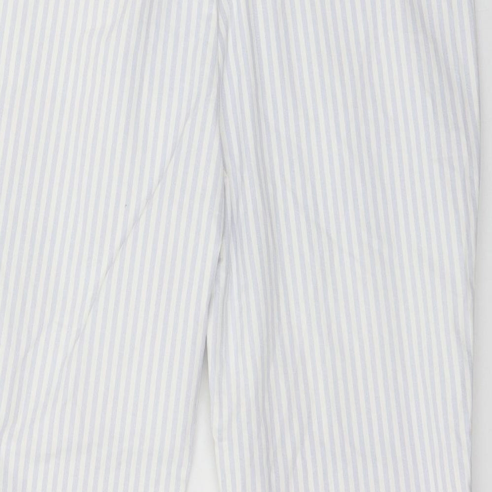 Gap Womens Blue Striped  Trousers  Size 12 L25 in