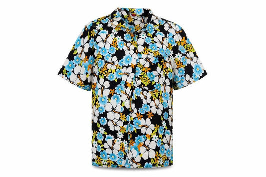 Casual Corner Mens Blue Floral   Button-Up Size S