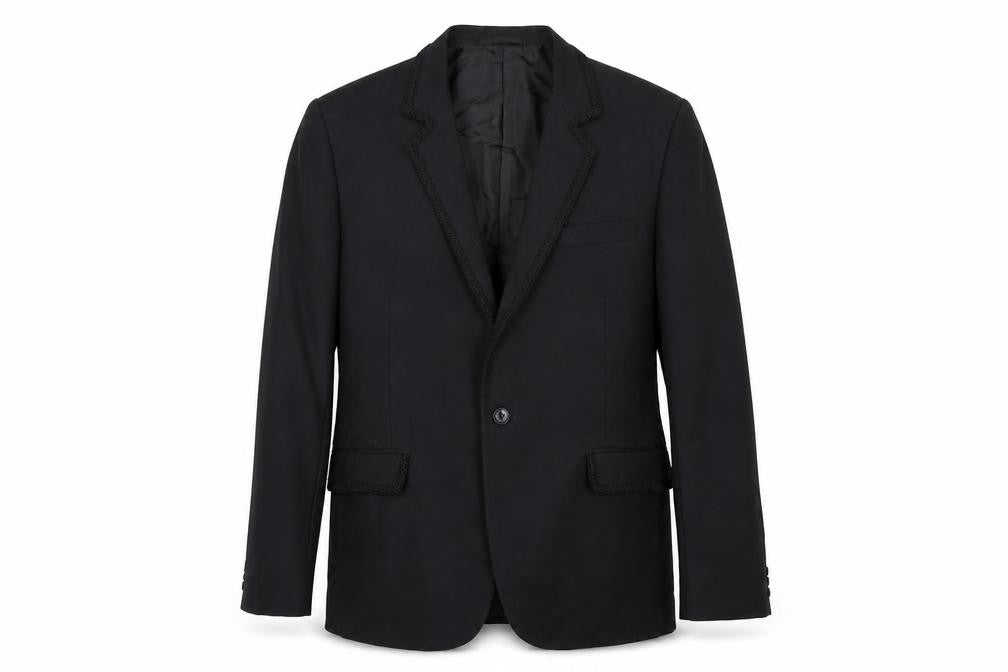Preworn Mens Black   Jacket Suit Jacket Size 40