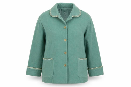Preworn Womens Blue   Overcoat Coat Size 10