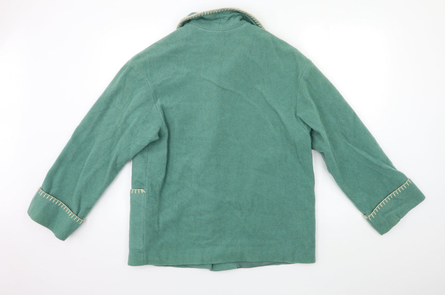 Preworn Womens Blue   Overcoat Coat Size 10