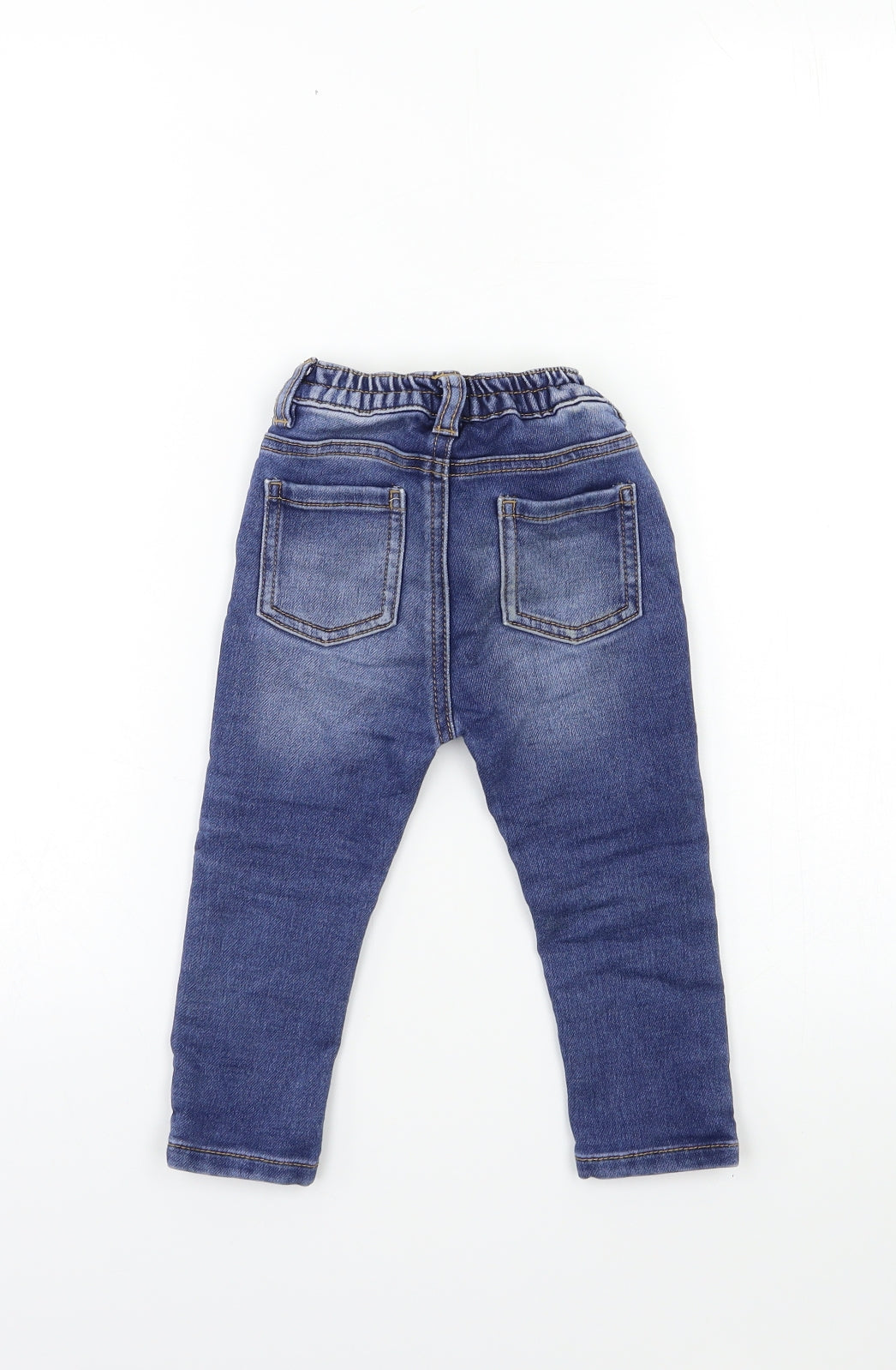 George Baby Blue  Denim Snow Pants Jeans Size 12 Months
