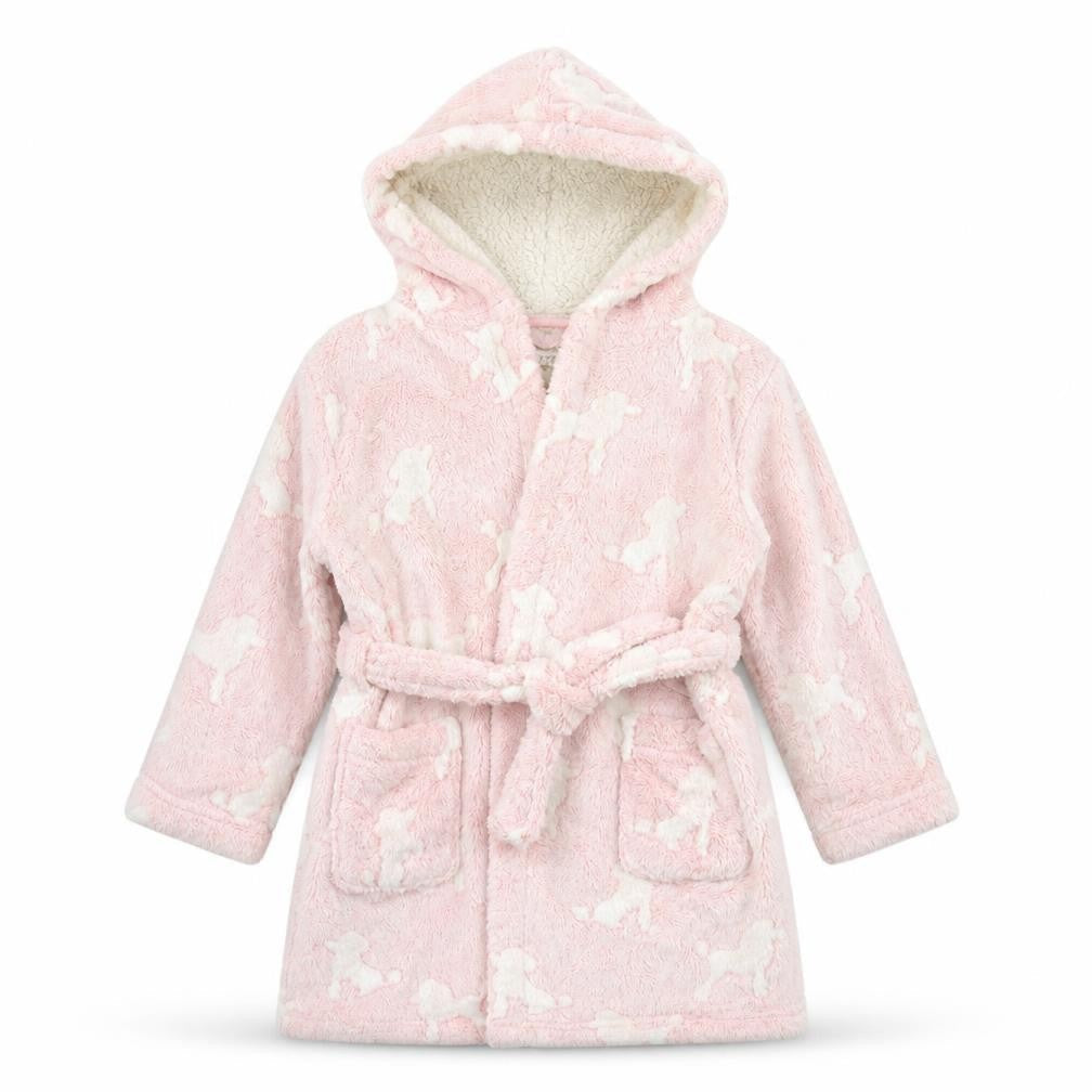 Bluezoo Girls Pink Camouflage  Top Robe Size 4-5 Years  - Dog Print