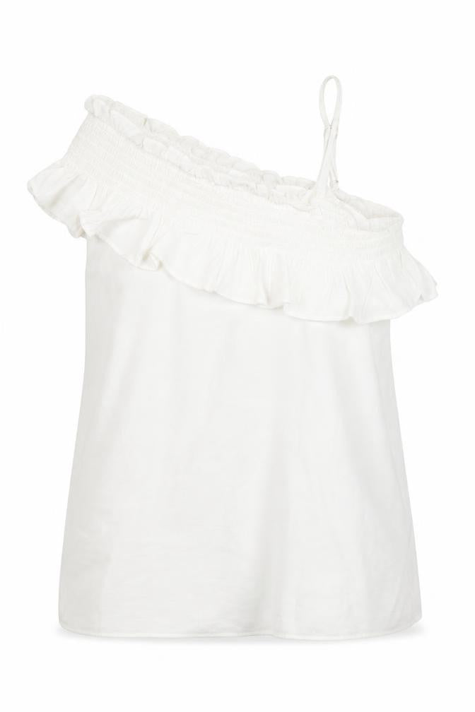Peacocks Womens White   Basic Blouse Size 10