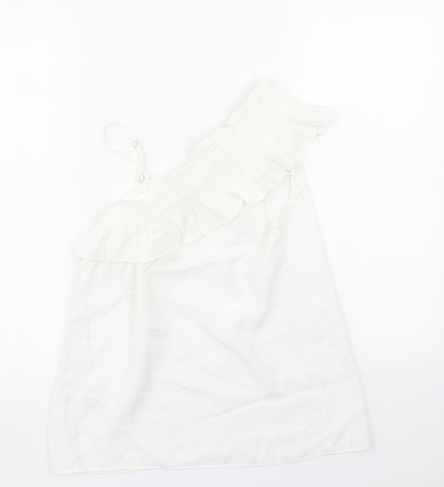 Peacocks Womens White   Basic Blouse Size 10
