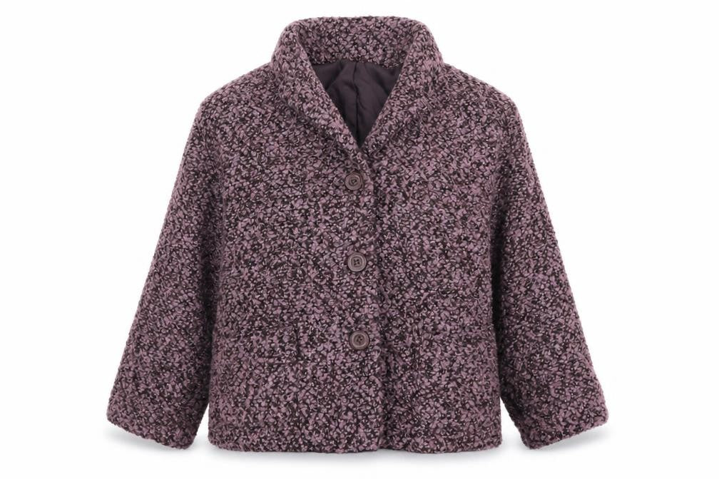 Style by EWM Womens Pink   Overcoat Coat Size 14