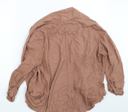 New Look Womens Brown   Cardigan Jumper Size 14