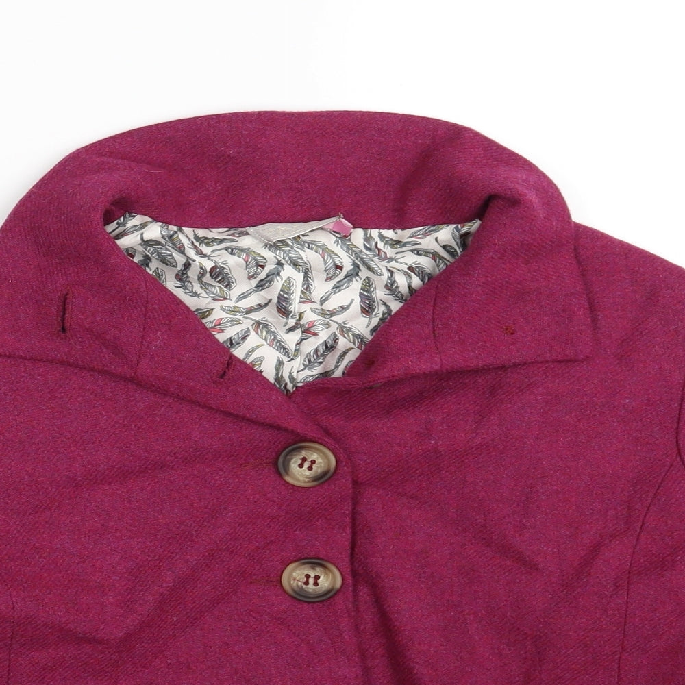 Patra Womens Purple   Jacket Blazer Size 10