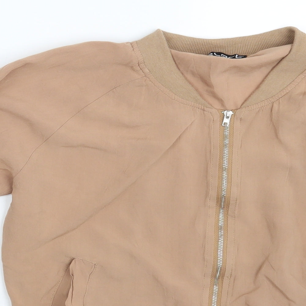 Select Womens Brown   Jacket  Size 8