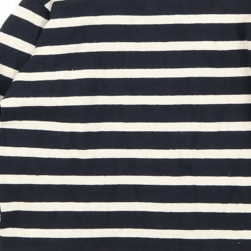 pacia mania Boys Multicoloured Striped  Basic T-Shirt Size M