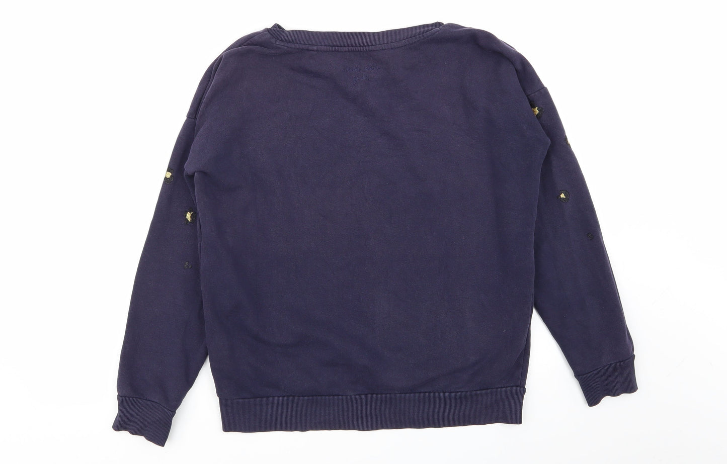 NEXT Womens Blue Geometric  Pullover Jumper Size S
