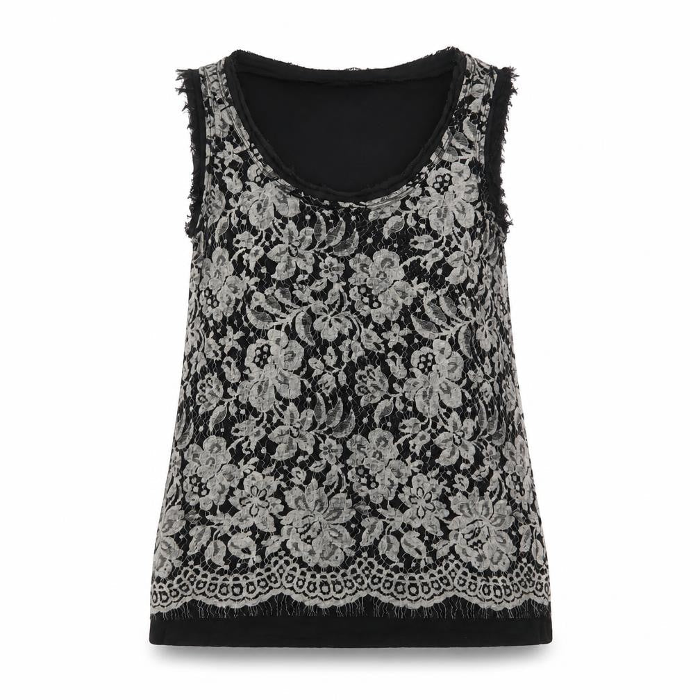 MNG Womens Multicoloured Floral  Basic Tank Size XS