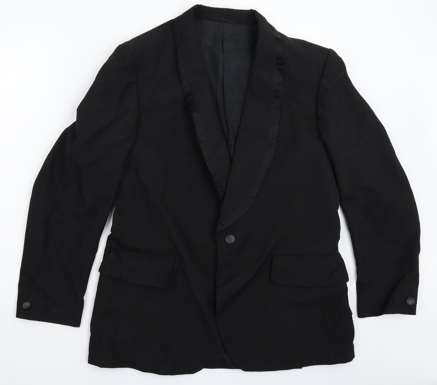 Sumrie Mens Black   Jacket Suit Jacket Size 40