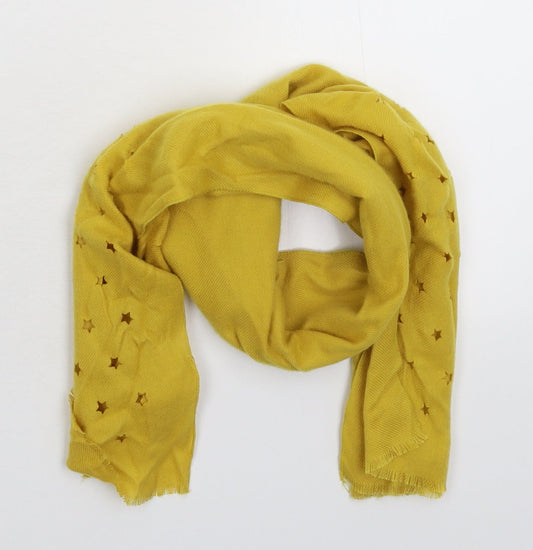 Preworn Womens Yellow  Knit  Scarf