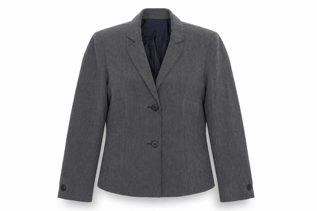 Preworn Womens Blue   Jacket Suit Jacket Size 12