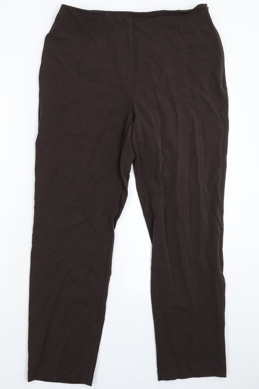 Marks and Spencer Womens Grey   Trousers  Size 16 L30 in