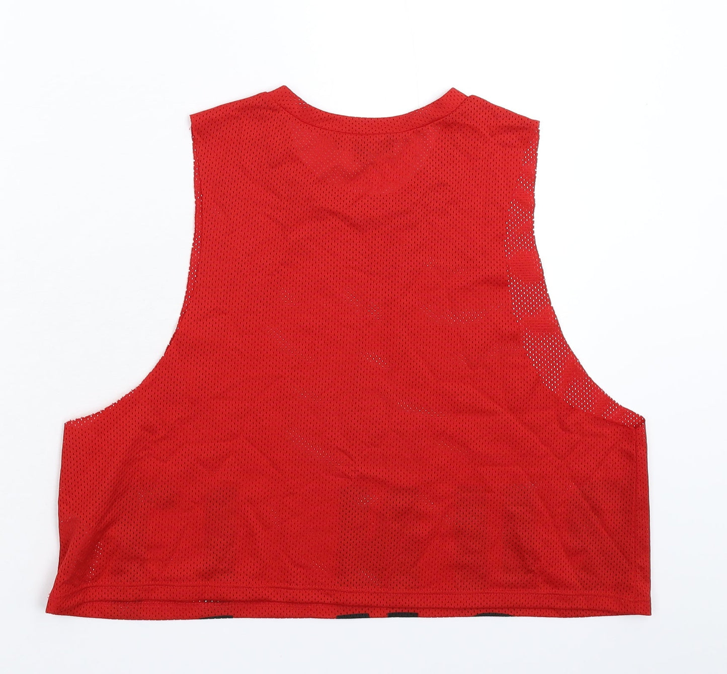 New Look Womens Red   Cropped Tank Size L