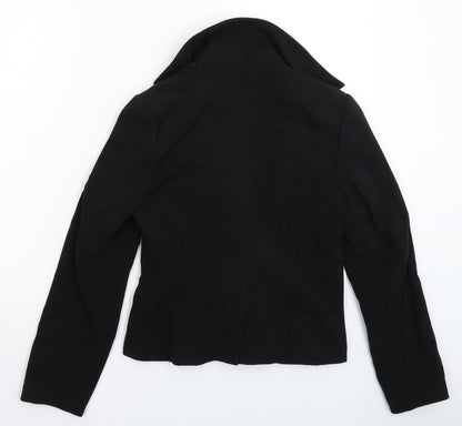 Back view of Papaya women’s black jacket blazer, size UK 10