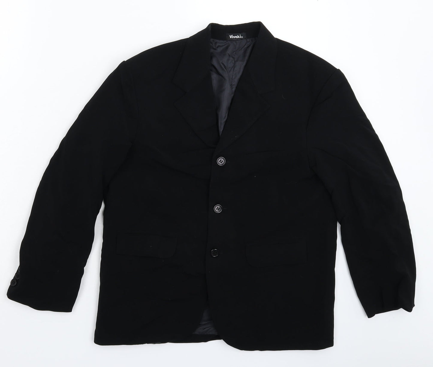 VivaKi Womens Black   Jacket Suit Jacket Size 10
