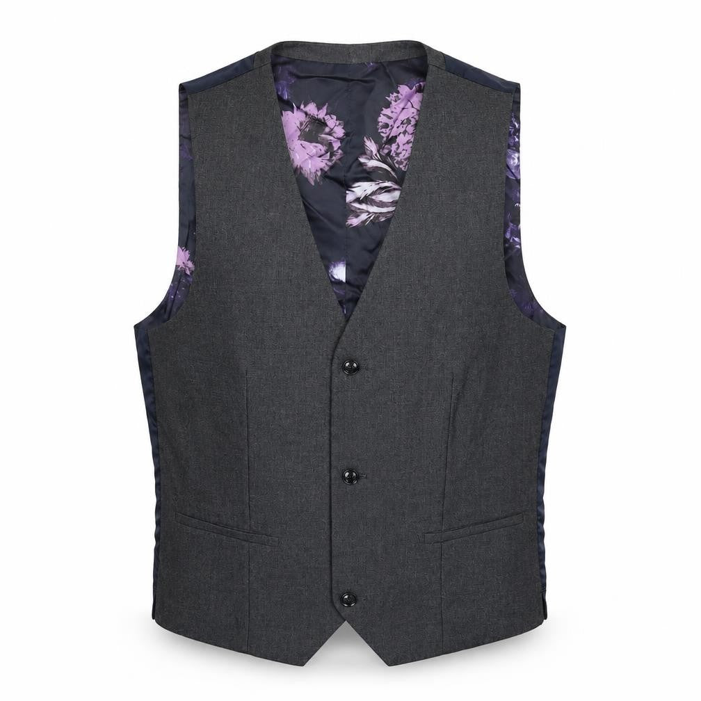 Lipsy Mens Grey   Jacket Suit Waistcoat Size 36