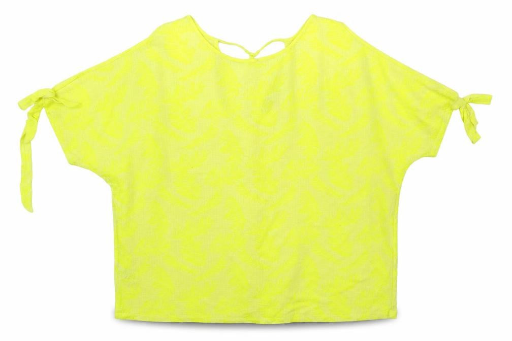 NEXT Womens Yellow Colourblock  Basic T-Shirt Size 18