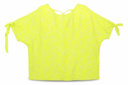 Next Womens Yellow Colourblock  Basic T-Shirt Size 18