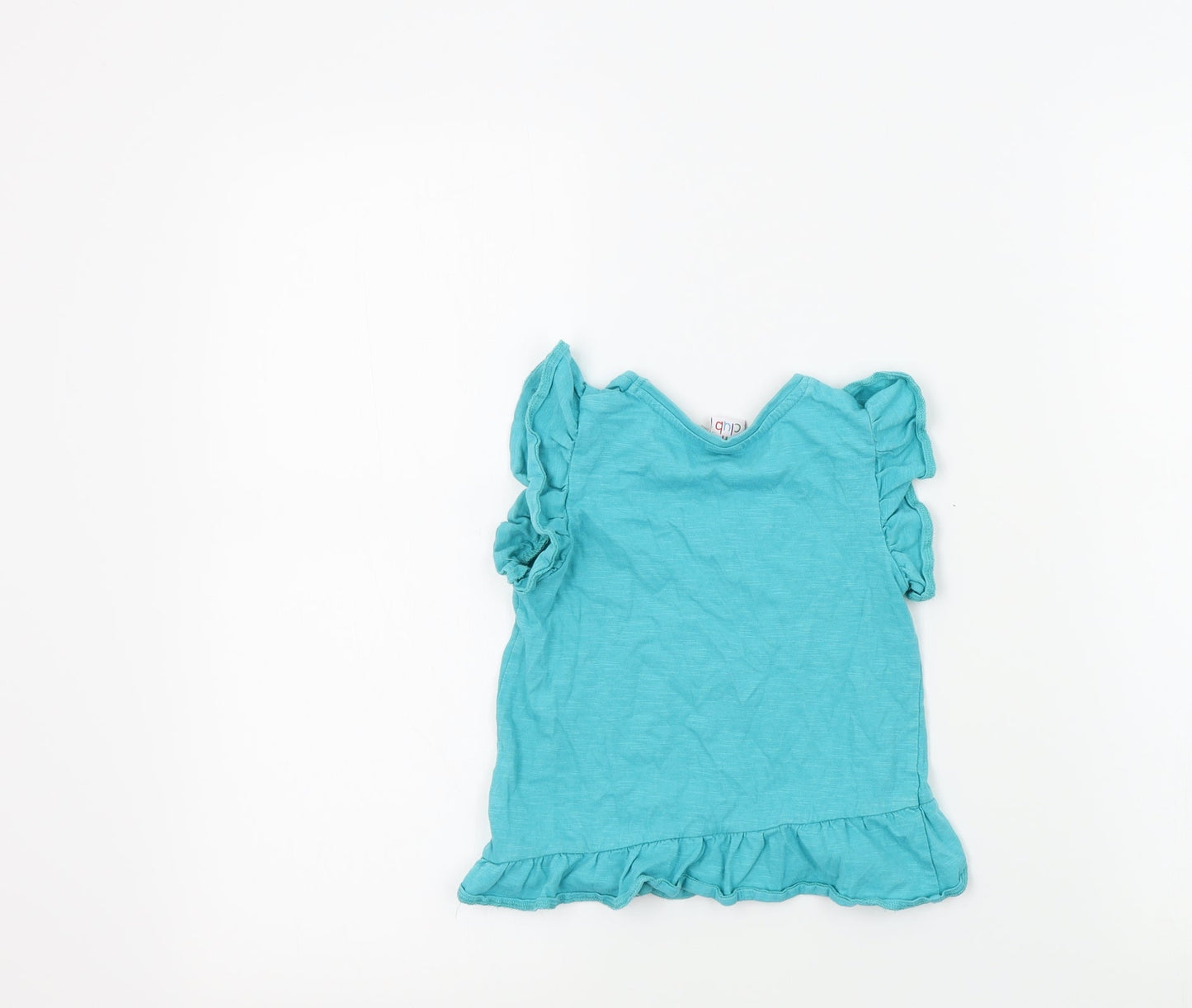 MINI CUB Girls Blue Colourblock  Basic T-Shirt Size 2-3 Years