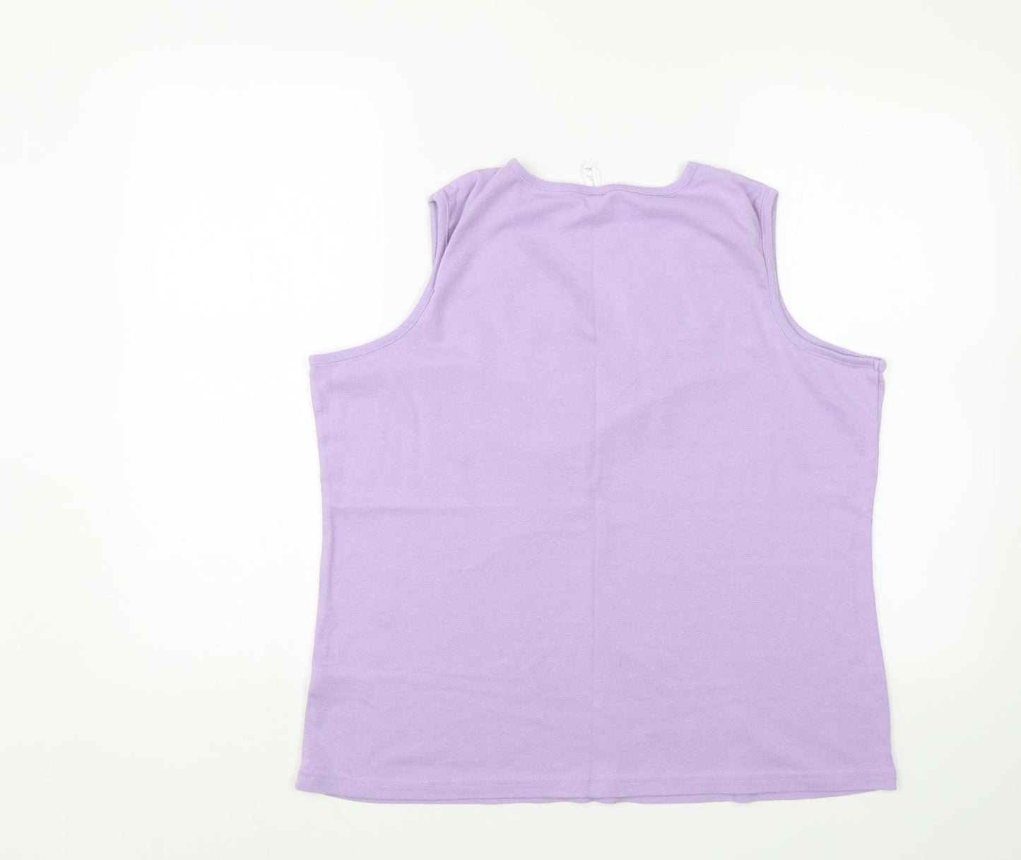 BM Womens Purple   Basic Tank Size XL